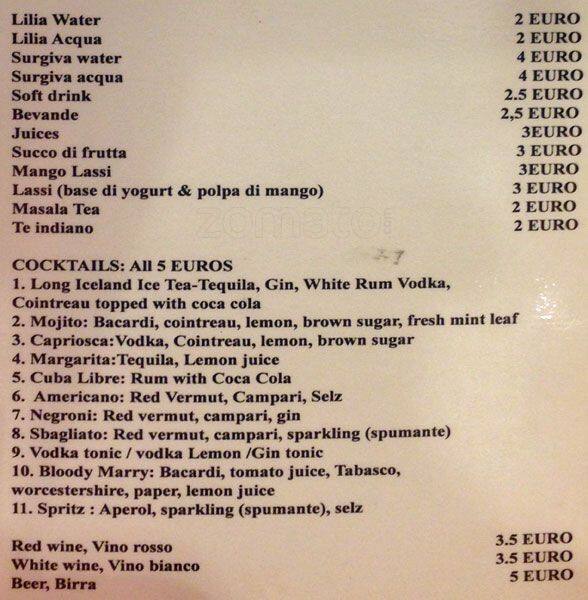 Menu di Indian Restaurant - Basmathi 
