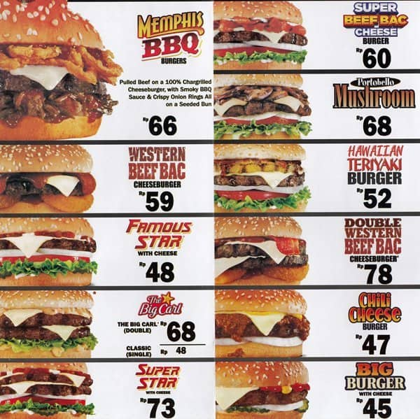 Carl's Jr. Menu, Menu for Carl's Jr., Tanjung Duren, Jakarta - Zomato ...