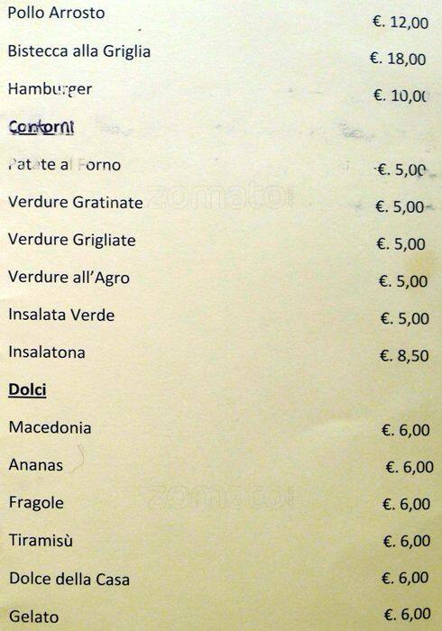 Menu di Sant'Anna 
