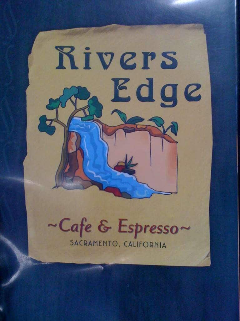 Menu at Rivers Edge Cafe, Sacramento