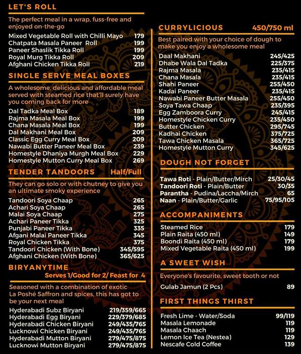 Menu at Hastu's Kitchen, Gurugram