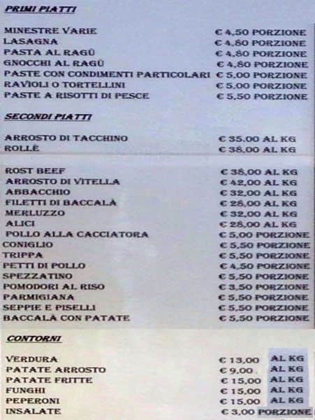 Menu di Voglia di Pizza 