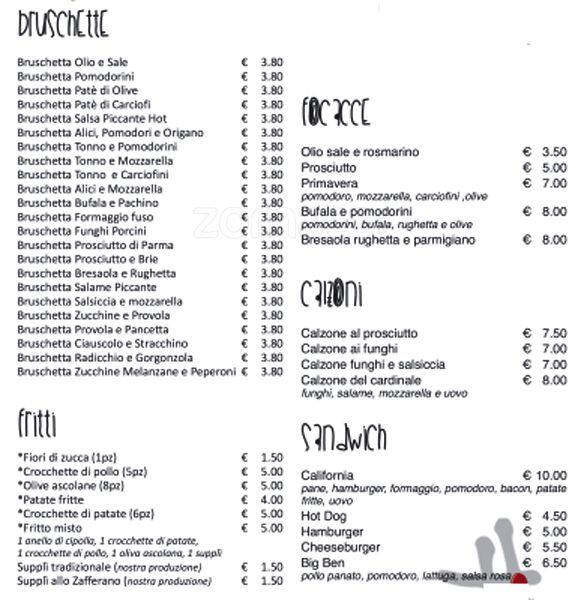 Menu di Fabs 