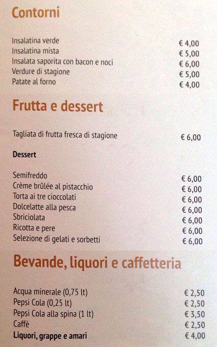 Menu di Heaven 
