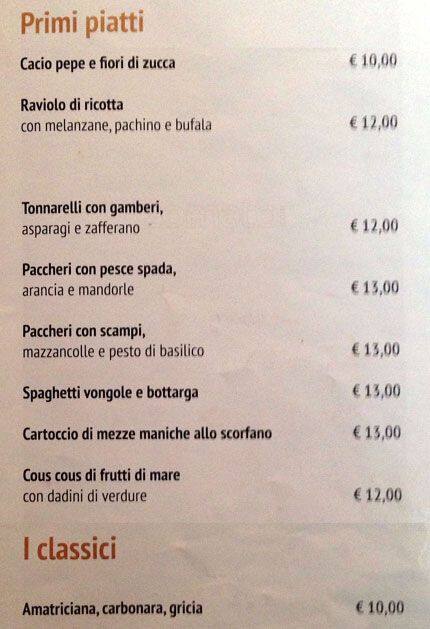Menu di Heaven 