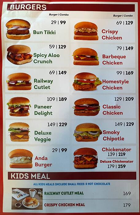 Wendy S Menu Menu For Wendy S Sector 29 Gurgaon