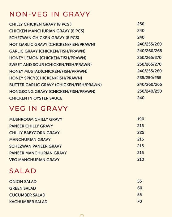 Shimla Biryani menu