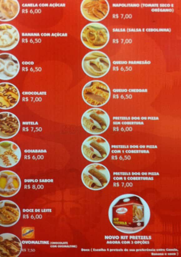 Mr. Pretzels Menu, Menu de Mr. Pretzels, Asa Norte, Brasília Zomato