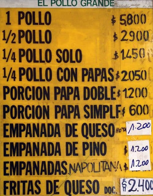 El Pollo Grande Menu,Menú para El Pollo Grande, Providencia, Santiago Zomato Chile