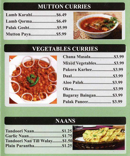 Menu at Silver Spoon restaurant, Toronto, Warden Ave