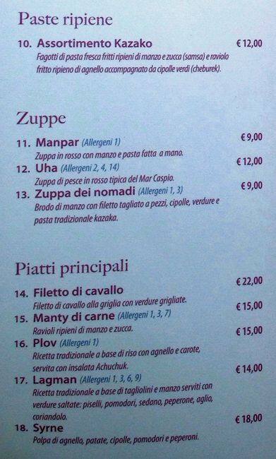 Menu di Dastarkhan 