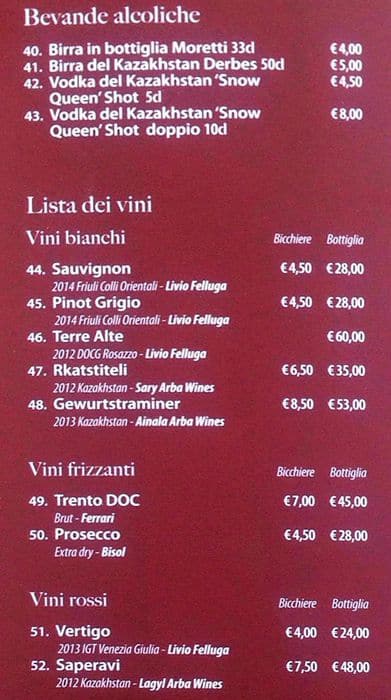 Menu di Dastarkhan 