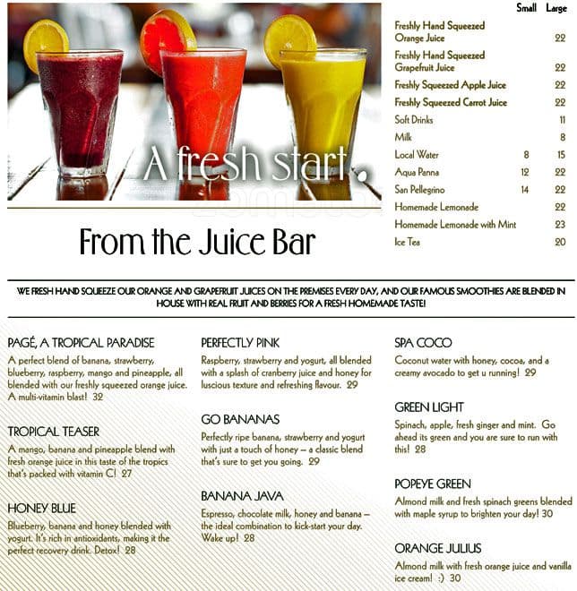 Eggspectation Menu, Menu for Eggspectation, Jumeirah Beach Residence