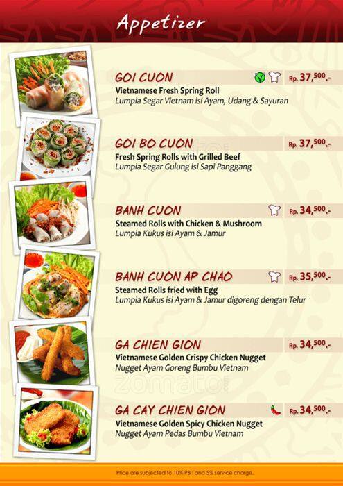 Menu at Do An restaurant, Jakarta, Jl. Boulevard Pantai Indah Kapuk