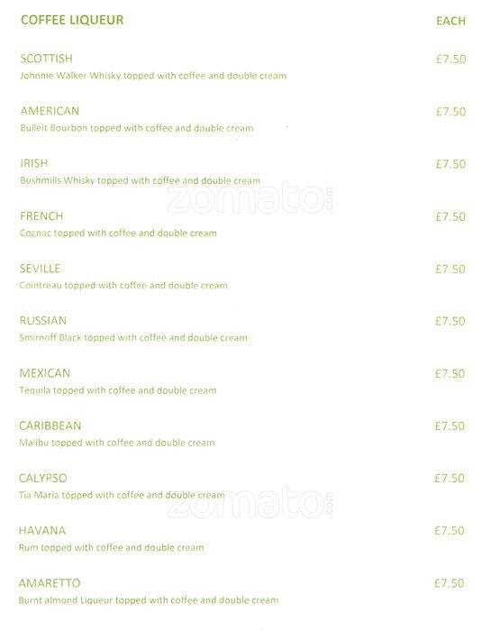 The Howard menu