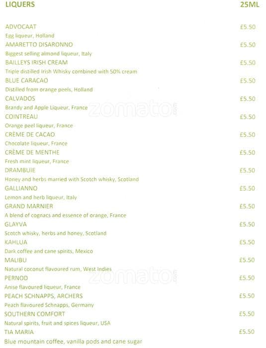 The Howard menu