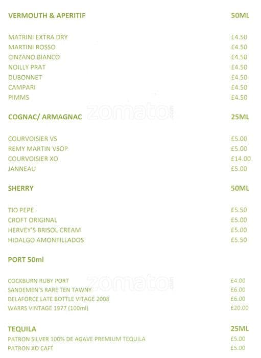 The Howard menu