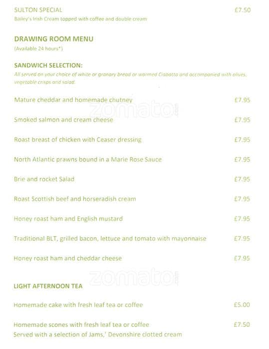 The Howard menu