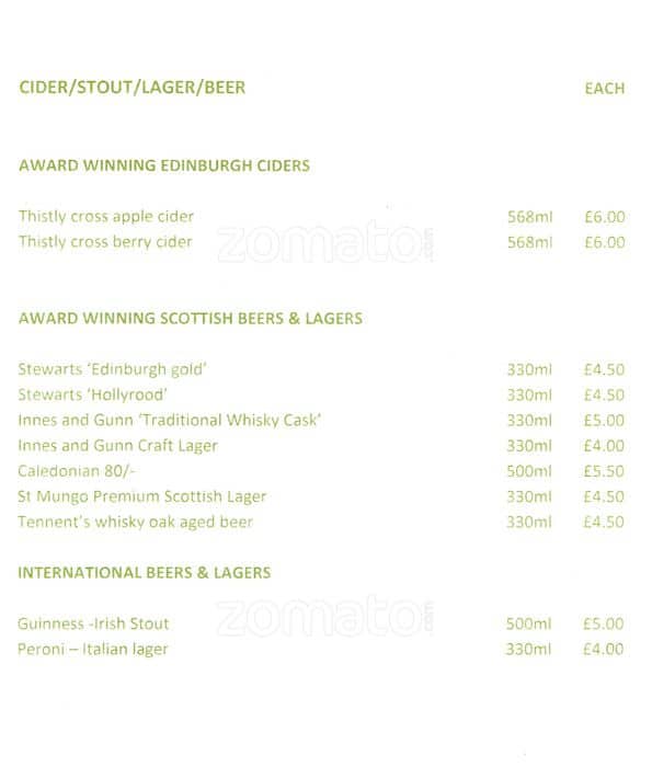 The Howard menu