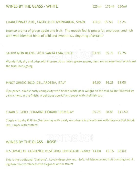 The Howard menu