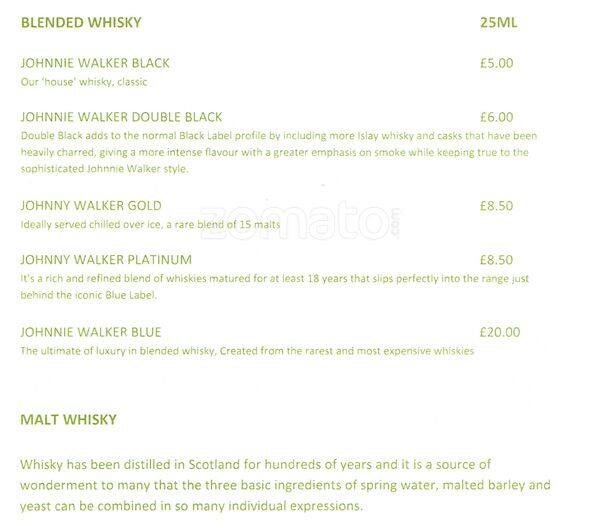 The Howard menu
