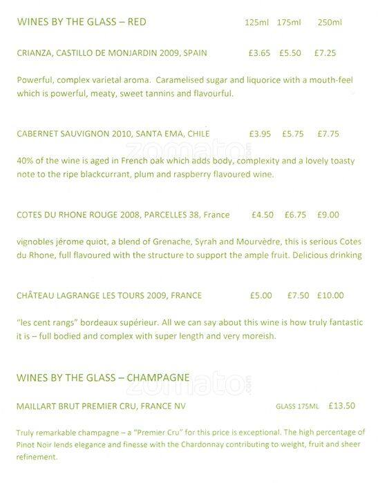The Howard menu