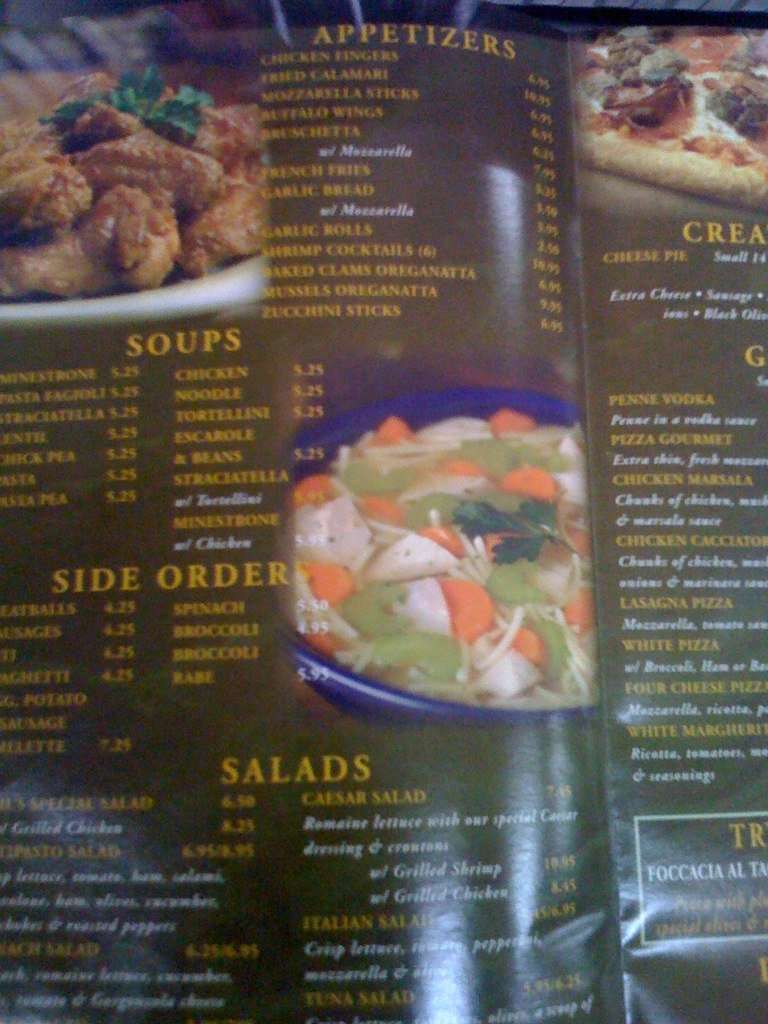 Pizza Gourmet Restaurant Menu, Menu for Pizza Gourmet Restaurant