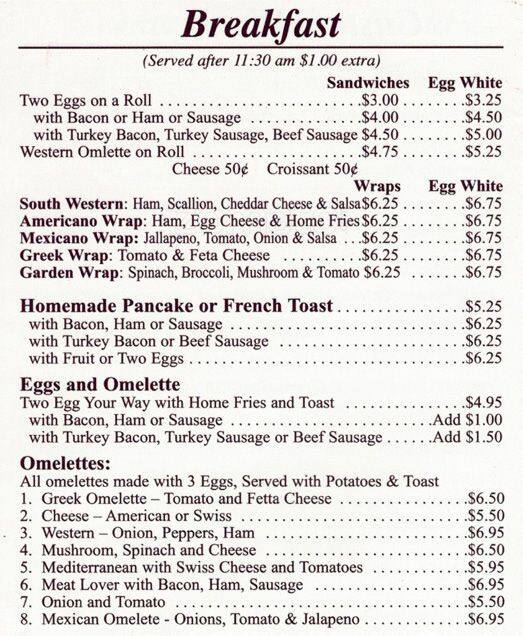 City Market Café Menu, Menu for City Market Café, GramercyFlatiron
