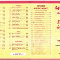 Ho Chinese Restaurant Forrest City Urbanspoon Zomato Scanned Menu For Ho Chinese Restaurant
