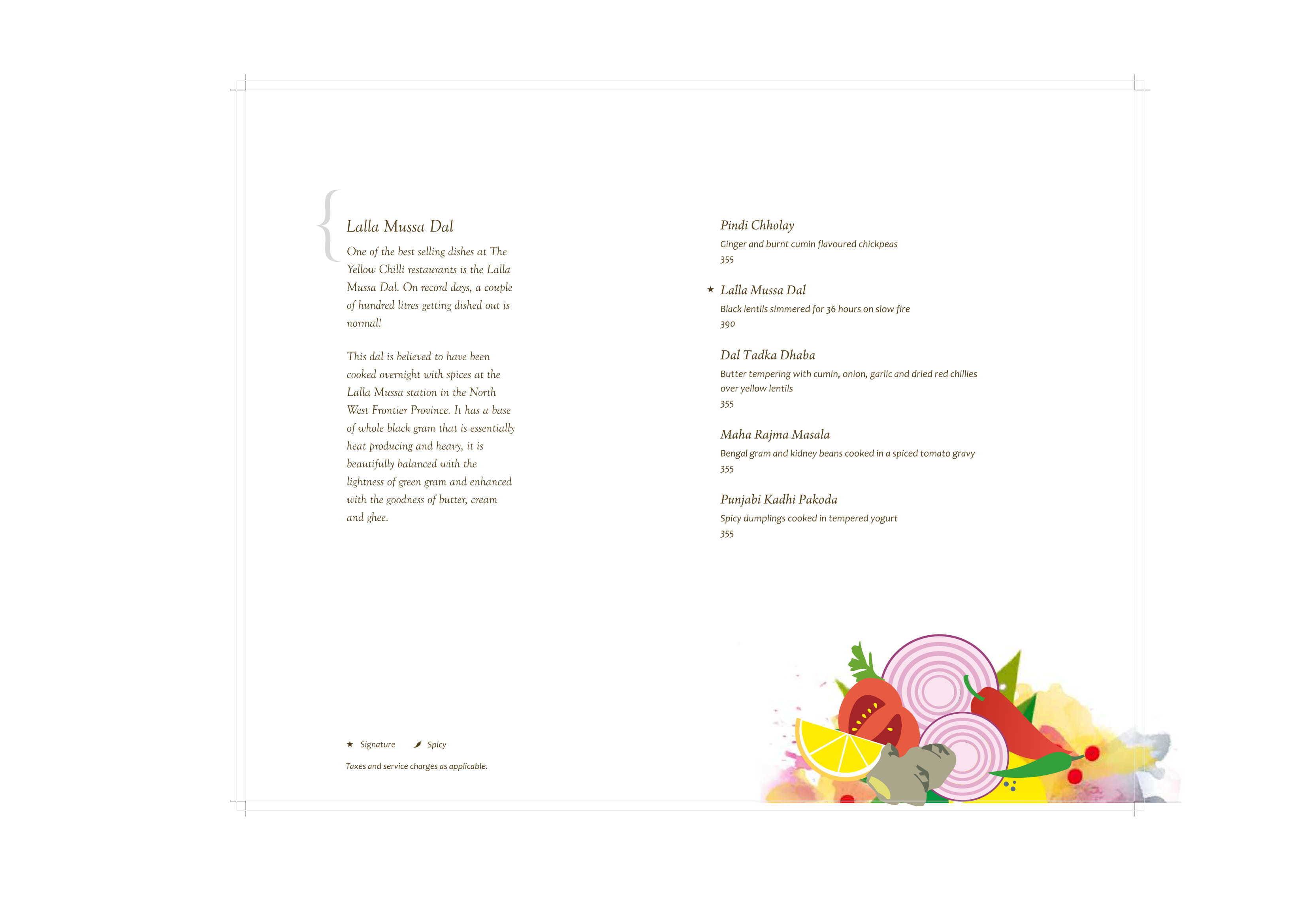 THE NAMAK CO. - Previously The Yellow Chilli menu