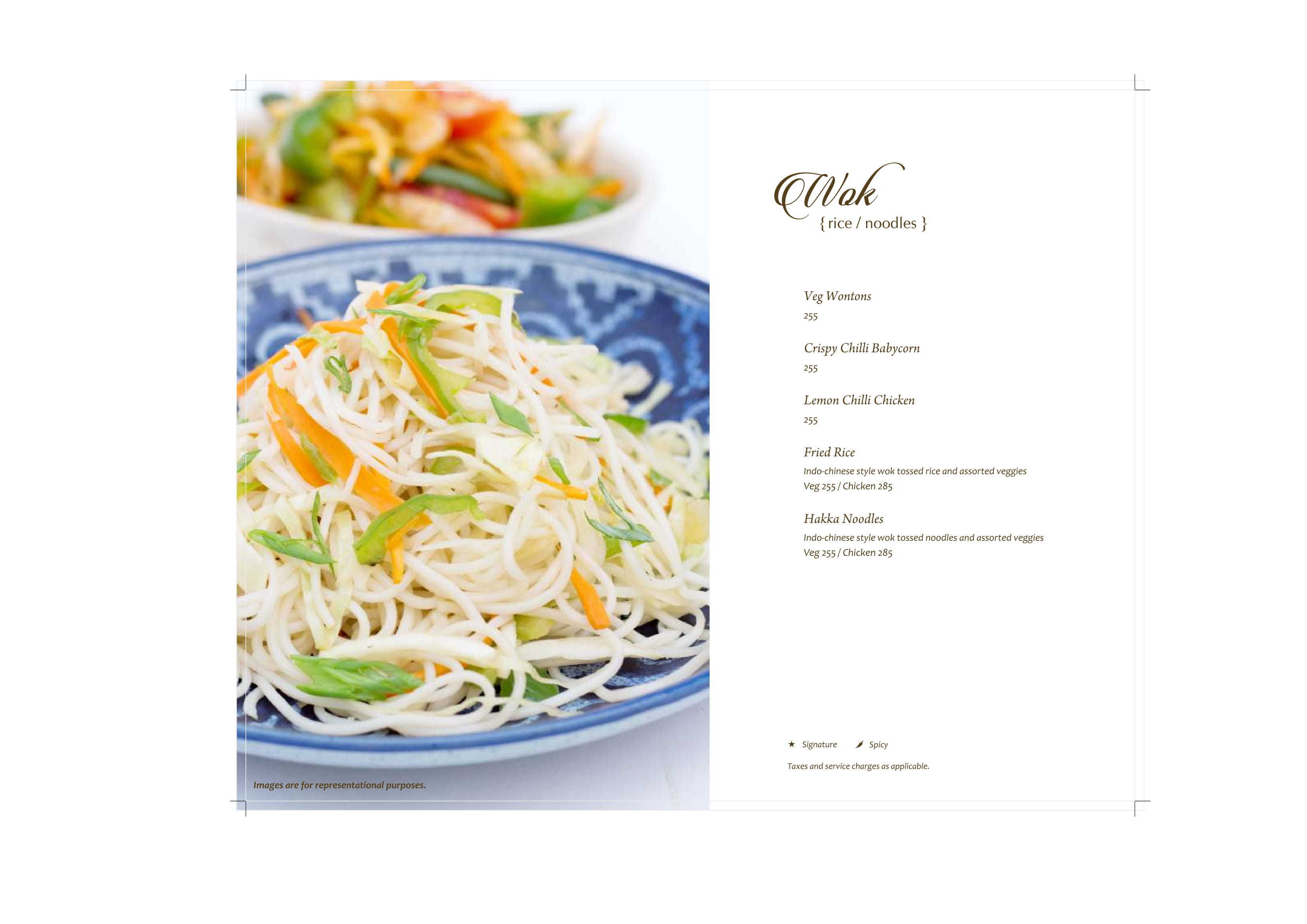 THE NAMAK CO. - Previously The Yellow Chilli menu