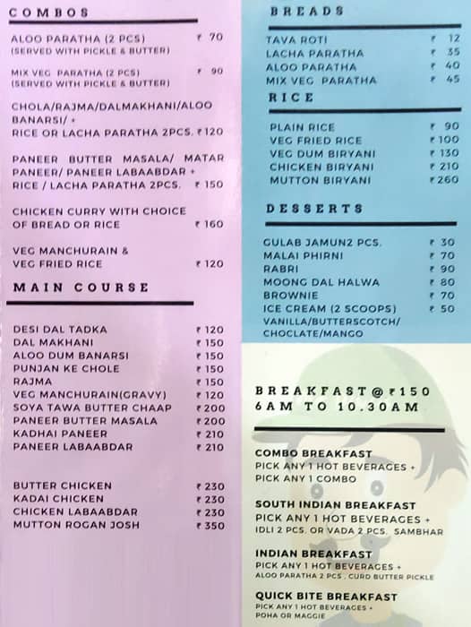 MrDewsis menu
