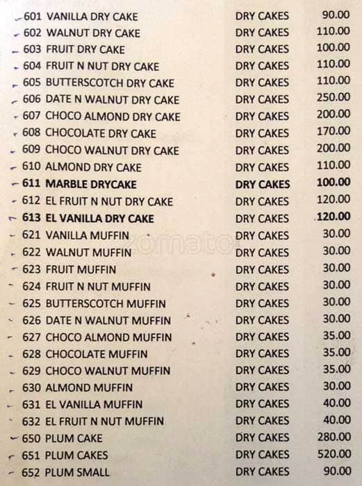 Crumbs by Gula Bakery & Patisserie Menu Zomato