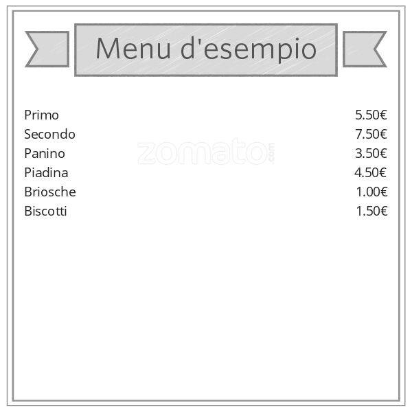 Menu di Caffè del Vecchio Stadio 