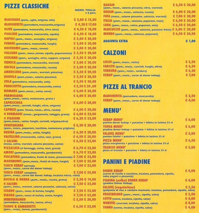 Menu di Biyikli Hasan Istanbul Doner Kebab 