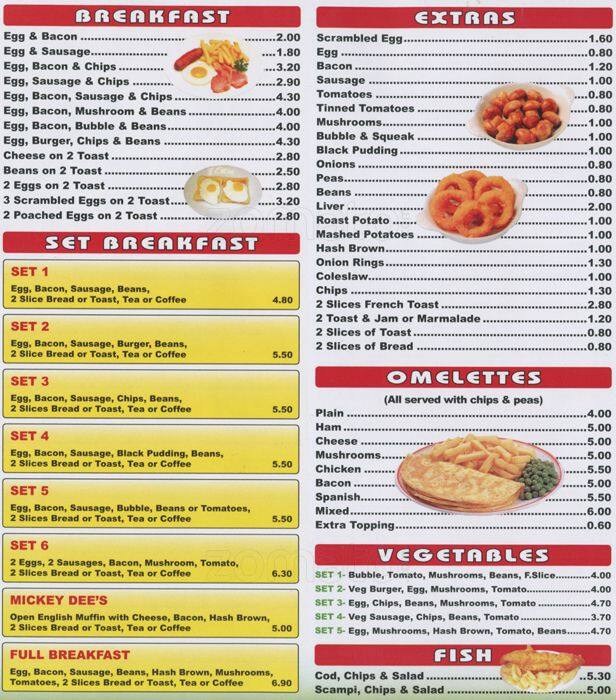 543 Gants Hill Cafe Menu, Menu for 543 Gants Hill Cafe, Gants Hill