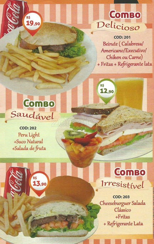 90 Graus Restaurante cardápio