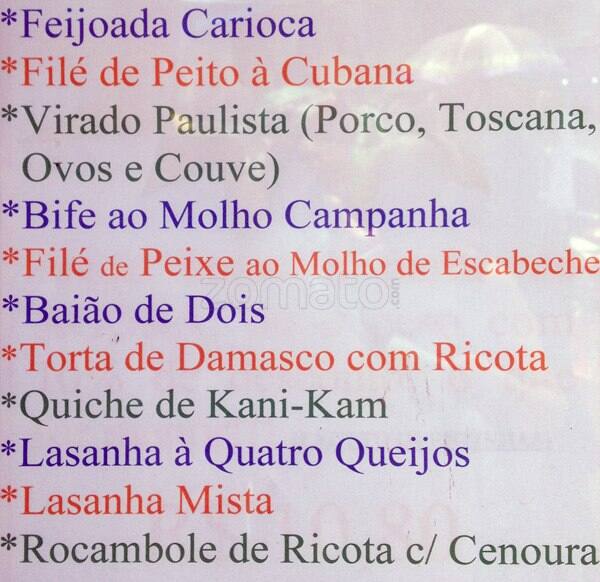 Lanches Savoy cardápio