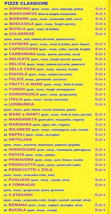 Menu di Istanbul 
