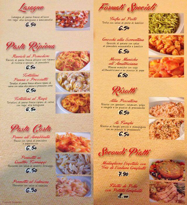 Menu di Bar Campidoglio 