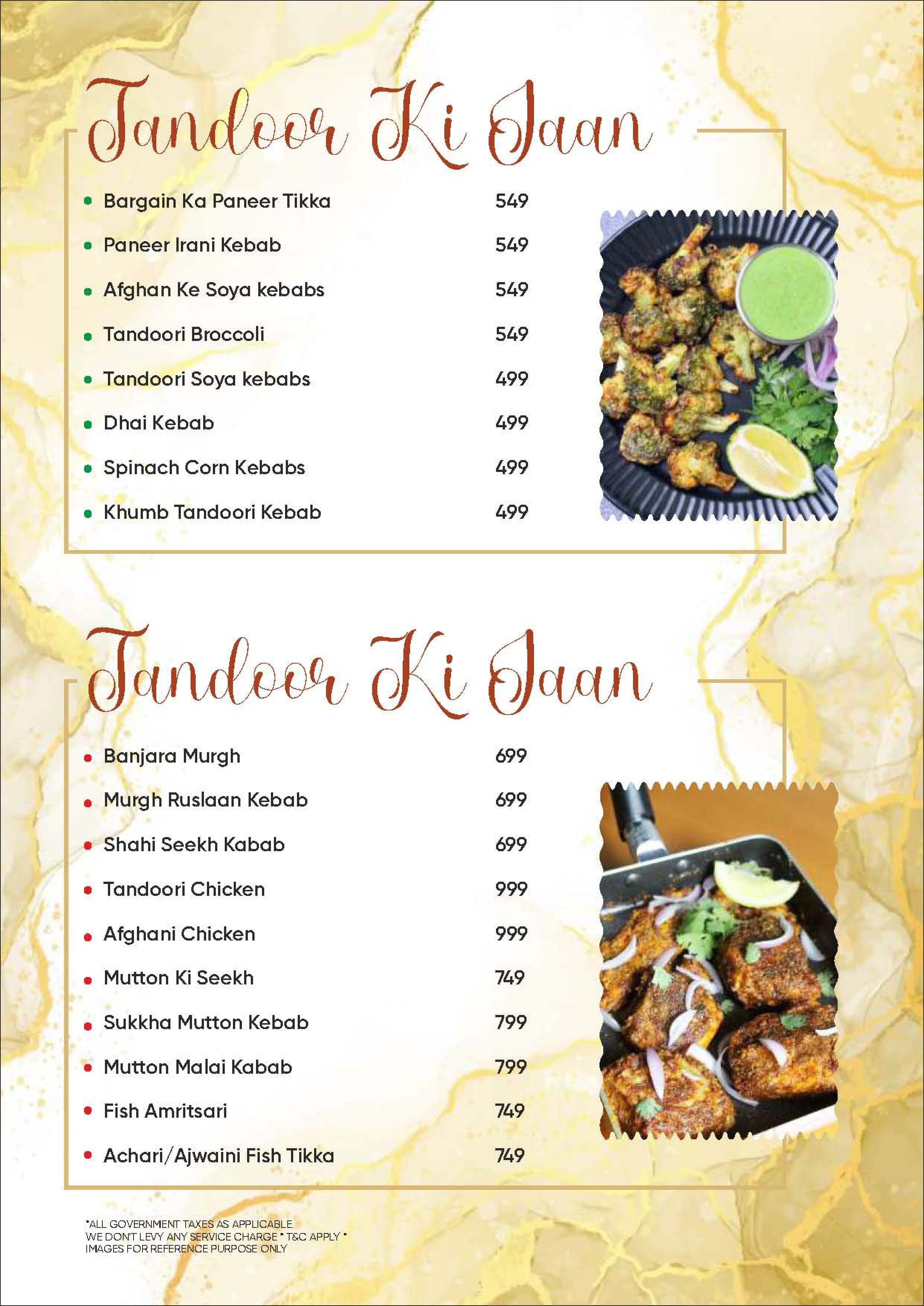 Menu of Bargain Booze, Sector 26, Chandigarh
