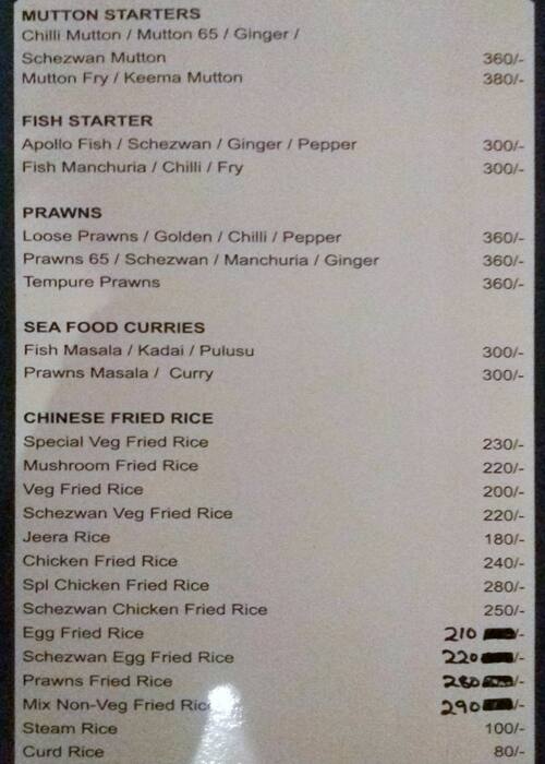 Hyderabad Spice menu