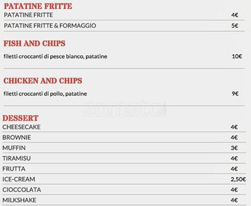 Menu di Mama Burger 