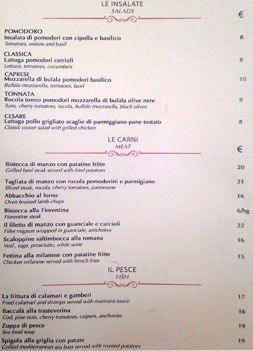 Menu de Primo Cafe Gourmet