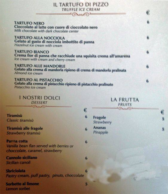 Menu de Primo Cafe Gourmet