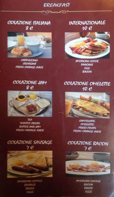 Menu de Primo Cafe Gourmet