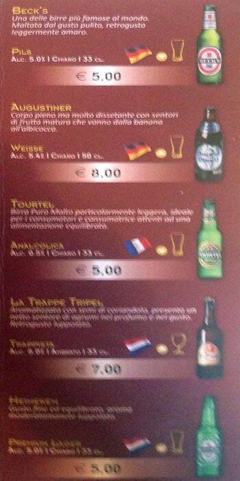 Menu de Primo Cafe Gourmet