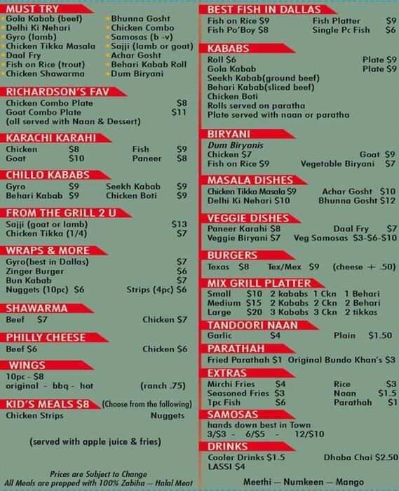 Silver Spoon Restaurant Menu, Menu for Silver Spoon Restaurant, Allen