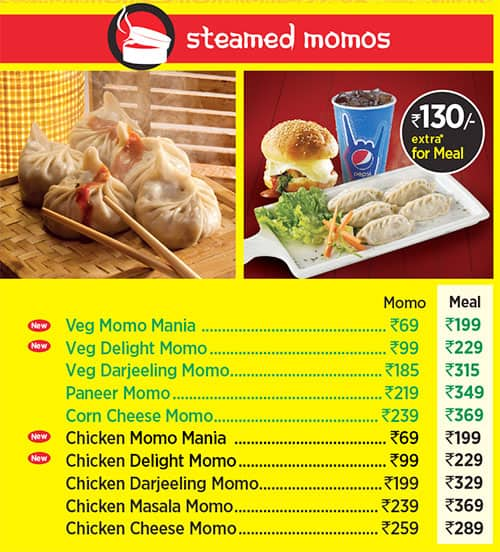 Momos menu deals