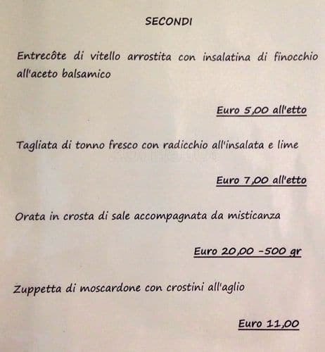 Menu di Mimi 